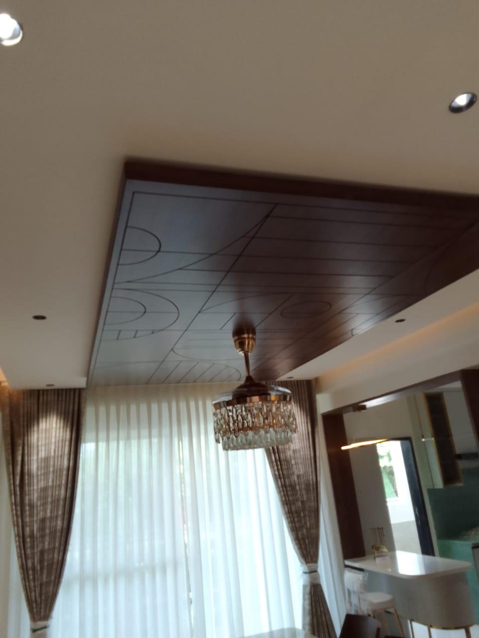False Ceiling Wood Design